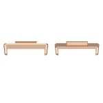 For Huawei Watch Fit 2 2 in 1 Metal Watch Band Connectors (Rose Gold) - Image 2