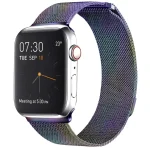 Milanese Loop Μαγνητικό λουράκι ρολογιού από ανοξείδωτο χάλυβα για Apple Watch Ultra 49mm / Series 8&7 45mm / SE 2&6&SE&5&4 44mm / 3&2&1 42mm (Έγχρωμο)
