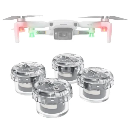Sunnylife 2-Green + 2-Red Night Strobe LED Ενδεικτική λυχνία για DJI Mavic 2 / Mini / Mavic Air 2 / FPV