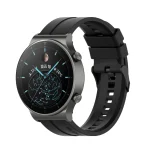 22mm Λουράκι Σιλικόνης  Μαύρο (Watch GT 2 Pro)Κατάλληλα μοντέλα : για Huawei Watch GT2 pro, Watch GT 2e, Watch GT (42mm, 46mm), Watch GT2 46MM, Honor Watch GS PRO, Honor Magic Watch2 46mm, Honor Watch Dream - Image 4