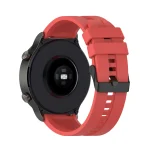 Για Huawei Watch GT 2 Pro λουράκι ρολογιού σιλικόνης με μαύρη ατσάλινη πόρπη (κόκκινο) - Image 5