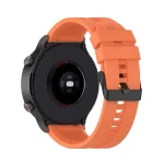 Για Huawei Watch GT 2 Pro λουράκι ρολογιού σιλικόνης με μαύρη ατσάλινη πόρπη (ζωντανό πορτοκαλί) - Image 5