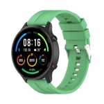 For Xiaomi Watch Color Sport Silicone Watch Band with Silver Steel Buckle(Mint Green) - Image 4
