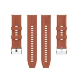 For Xiaomi Watch Color Sport Silicone Watch Band with Silver Steel Buckle(Orange) - Image 2