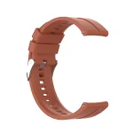 For Xiaomi Watch Color Sport Silicone Watch Band with Silver Steel Buckle(Orange) - Image 3