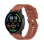 For Xiaomi Watch Color Sport Silicone Watch Band with Silver Steel Buckle(Orange) - Image 4