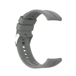 For Xiaomi Watch Color Sport Silicone Watch Band with Silver Steel Buckle(Grey) - Image 3