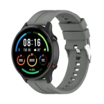 For Xiaomi Watch Color Sport Silicone Watch Band with Silver Steel Buckle(Grey) - Image 4