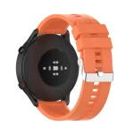 Για ρολόι Xiaomi Color Sport Silicone Watch με ασημένια αγκράφα (ζωντανό πορτοκαλί)Εφαρμόσιμο μοντέλο : κατάλληλο για Xiaomi Watch Color Sport, για Xiaomi Watch Color, για Garmin Vivoactive 4 - Image 5
