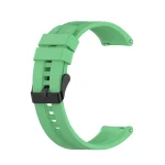 For Huawei Watch GT 2 42mm Silicone Watch Band with Black Buckle(Mint Green)