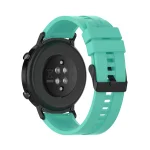 For Huawei Watch GT 2 42mm Silicone Watch Band with Black Buckle(Aurora Blue) - Image 5