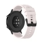 For Huawei Watch GT 2 42mm Silicone Watch Band with Black Buckle(Quicksand Pink) - Image 5