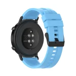 For Huawei Watch GT 2 42mm Silicone Watch Band with Black Buckle(Sky Blue) - Image 5