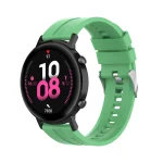 For Huawei Watch GT 2 42mm Silicone Watch Band with Silver Buckle(Mint Green) - Image 4