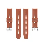 For Huawei Watch GT 2 42mm Silicone Watch Band with Silver Buckle(Orange) - Image 2