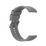 For Huawei Watch GT 2 42mm Silicone Watch Band with Silver Buckle(Grey) - Image 3