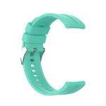 For Huawei Watch GT 2 42mm Silicone Watch Band with Silver Buckle(Aurora Blue) - Image 3