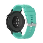 For Huawei Watch GT 2 42mm Silicone Watch Band with Silver Buckle(Aurora Blue) - Image 5