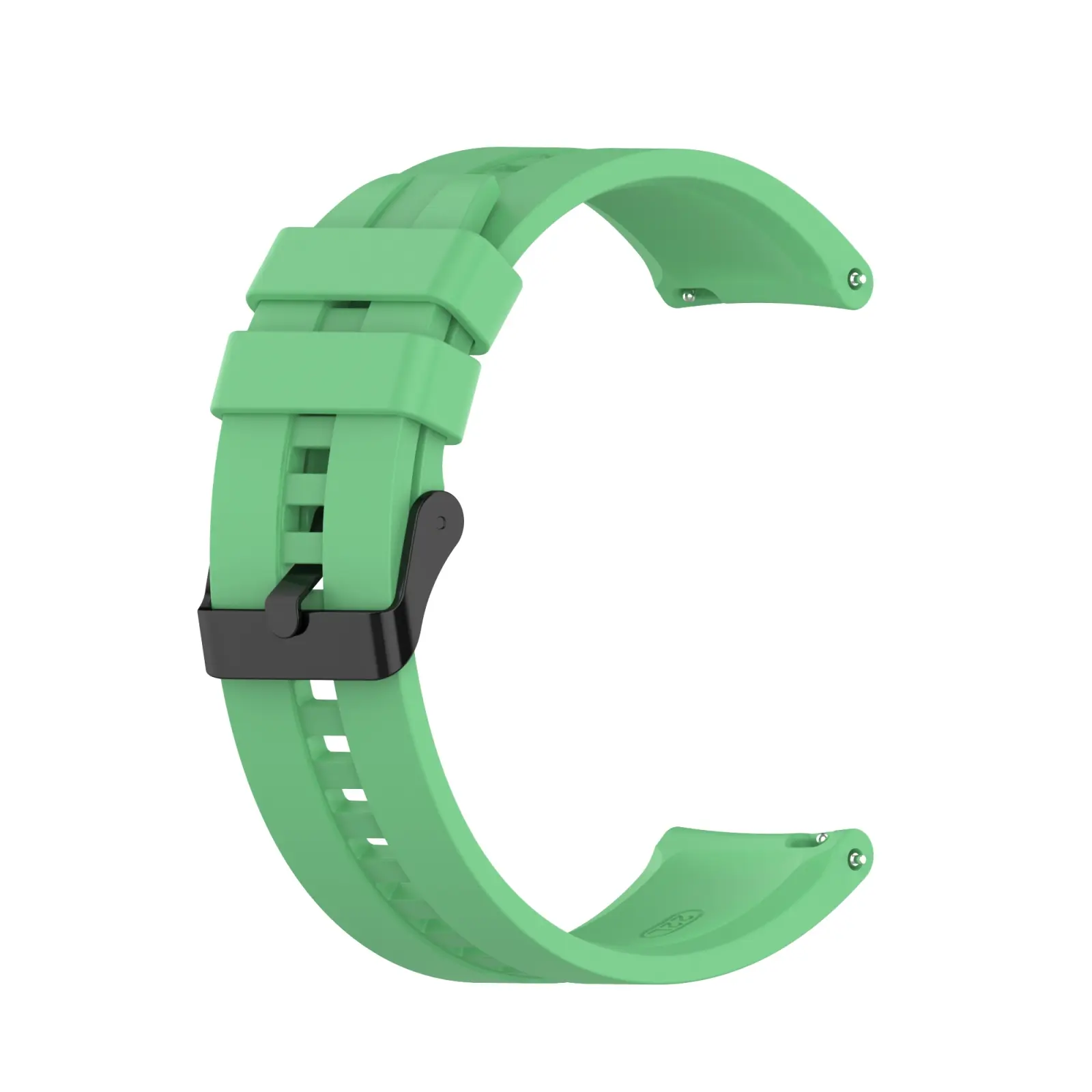 EDA001023601B For Huawei Watch GT 2 46mm Silicone Watch Band with Black Buckle(Mint Green) - Image 1