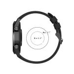 For Huawei Watch GT 2 46mm Silicone Watch Band with Black Buckle(Mint Green) - Image 7