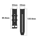 For Huawei Watch GT 2 46mm Silicone Watch Band with Black Buckle(Quicksand Pink) - Image 6
