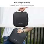 PGYTECH Portable PU Nylon EVA Storage Bag for DJI TELLO(Black) - Image 10