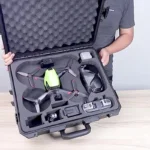 For DJI FPV Aluminum Alloy Explosion-proof Suitcase Portable Storage Box Case Travel Carrying Bag, No Disassembly Propeller - Image 5
