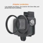 Housing Shell CNC Aluminum Alloy Protective Cage with Insurance Frame & 52mm UV Lens for GoPro HERO7 Black /6 /5 (Blue) - Image 4