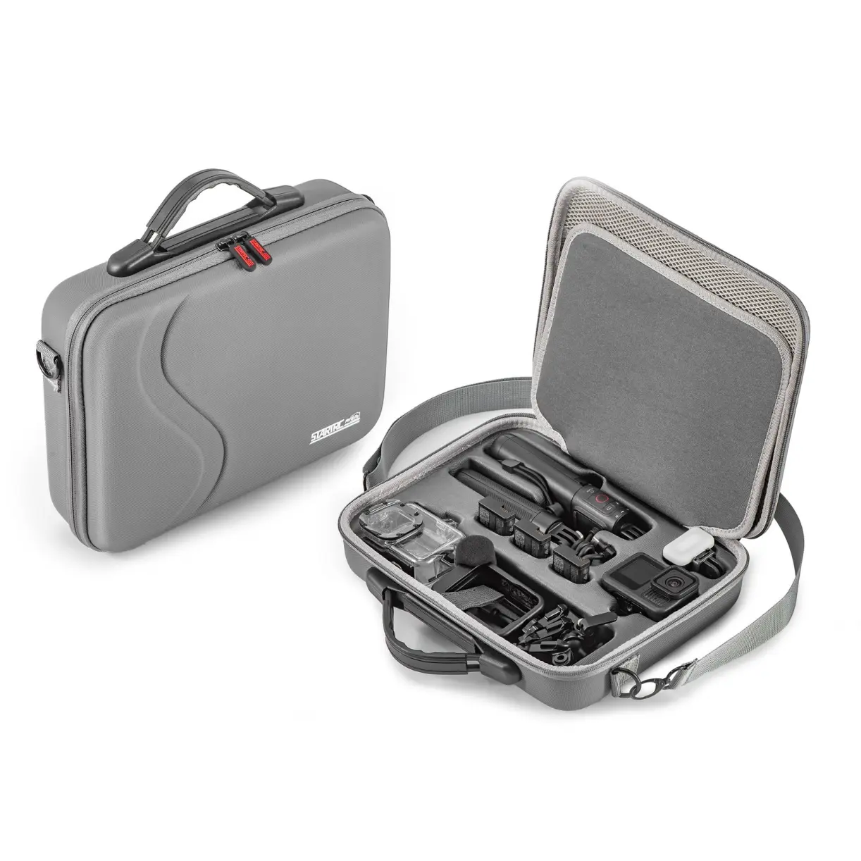 DCA2427H STARTRC Shoulder Storage Bag Handbag For GoPro HERO13 Black /12 Black /11 Black /10 Black /9 Black(Grey) - Image 1