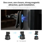 STARTRC 360 Degree Rotation Backpack Clip Magnetic Suction Mount (Black) - Image 5