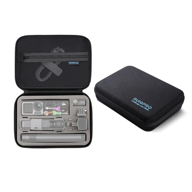 DOP0122B RUIGPRO Oxford Waterproof Storage Box Case Bag for DJI OSMO Pocket Gimble Camera / OSMO Action, Size: 24x16.5x8cm (Black) - Image 1