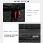 STARTRC Portable Carrying Dacron Hard Case Body Storage Bag for DJI OSMO Pocket  / OSMO Pocket 2(Grey) - Image 4