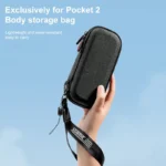 STARTRC Portable Carrying Dacron Hard Case Body Storage Bag for DJI OSMO Pocket  / OSMO Pocket 2(Grey) - Image 7