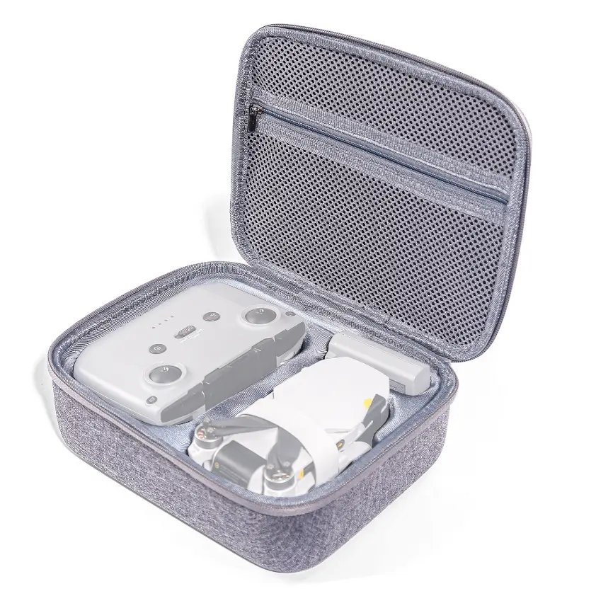 DOP0264H DJI Portable Waterproof Nylon Box Case Storage Bag for DJI Mini 2 Drone(Grey) - Image 1