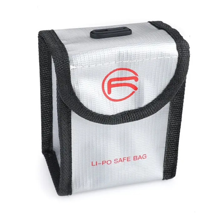 DOP0331S RCSTQ for DJI FPV Combo Battery Li-Po Safe Explosion-proof Storage Bag(Silver) - Image 1