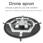 RCGEEK 55cm Round Portable Parking Apron Foldable Landing Pad for DJI Mavic Mini / Air 2S / FPV - Image 3