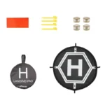 RCGEEK 55cm Round Portable Parking Apron Foldable Landing Pad with Night Light for DJI Mavic Mini / Air 2S / FPV