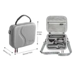 For DJI Osmo Mobile 6 STARTRC Portable Shockproof Waterproof PU Case Bag(Dark Gray) - Image 7