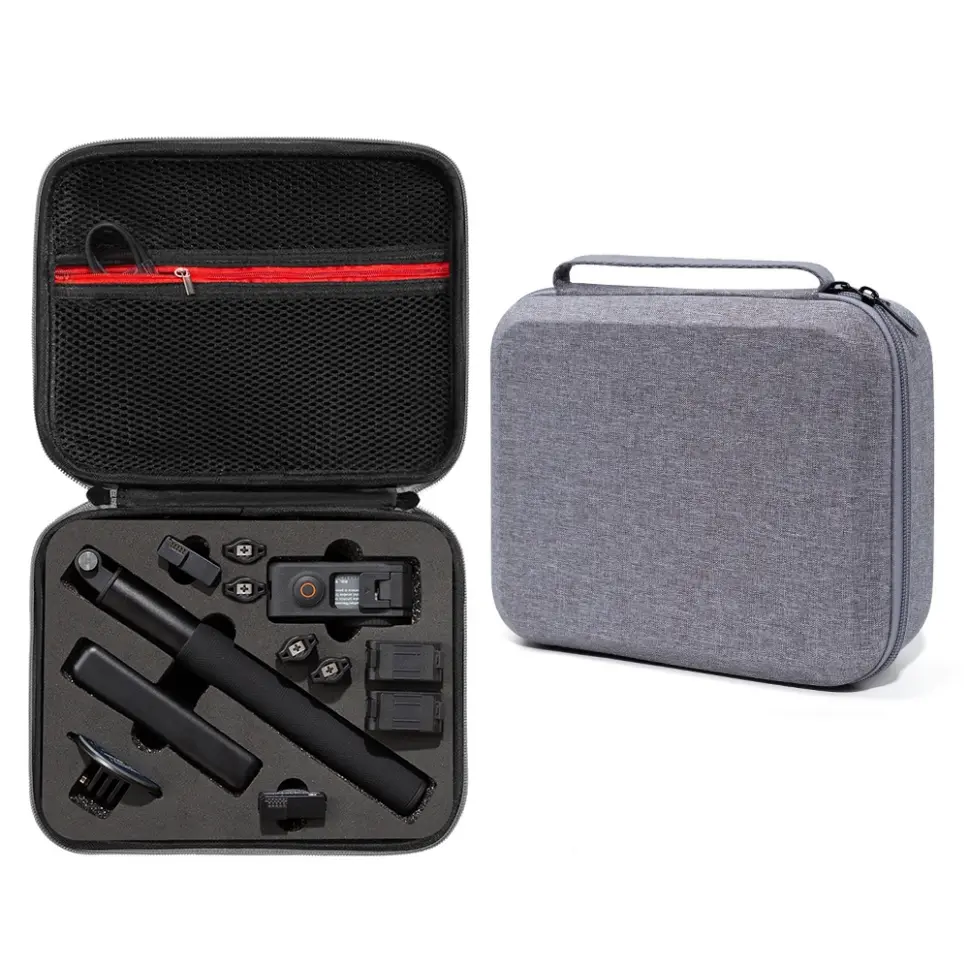 DOP0541H For DJI Osmo Action 3 Carrying Storage Case Bag,Size: 24 x 19 x 9cm (Grey) - Image 1