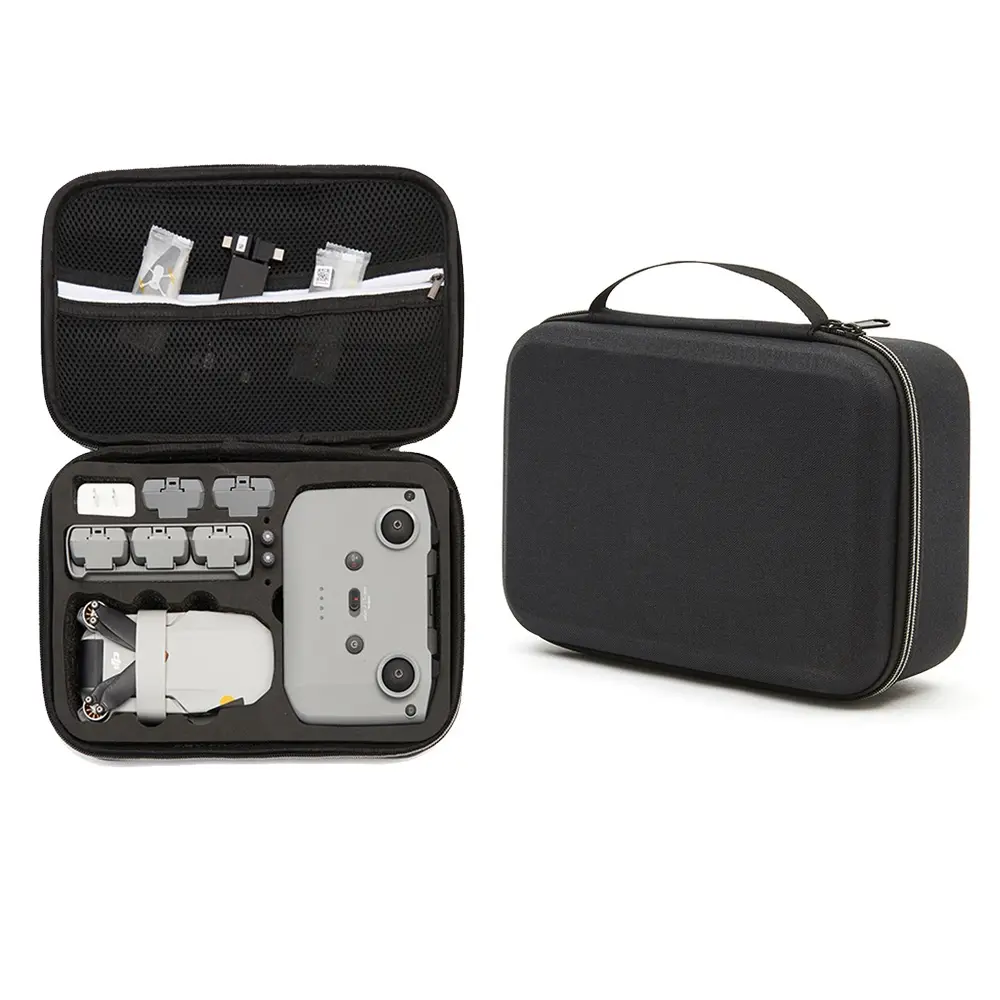 DOP0587BB For DJI Mini 2 SE Shockproof Carrying Hard Case Storage Bag, Size: 21.5 x 29.5 x 10cm (Black Black) - Image 1
