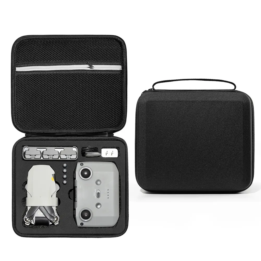 DOP0590B For DJI Mini 2 SE Square Shockproof Hard Case Carrying Storage Bag, Size: 28 x 23 x 10cm (Black) - Image 1