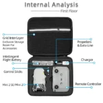 For DJI Mini 2 SE Square Shockproof Hard Case Carrying Storage Bag, Size: 28 x 23 x 10cm (Black) - Image 3