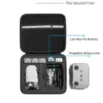 For DJI Mini 2 SE Square Shockproof Hard Case Carrying Storage Bag, Size: 28 x 23 x 10cm (Black) - Image 4