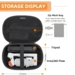 Portable Storage Bag Box For DJI OSMO Mobile Series / Insta360 Flow / ZHIYUN / FEIYU(Grey) - Image 6