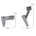 For DJI Air 3 STARTRC Split Type Heightened Anti-fall Landing Gear Training Rack (Grey) - Image 5