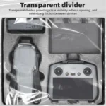 For DJI Air 3 / Air 3S / Mini 4 Pro STARTRC Dual-Drone Shoulder Storage Bag PU Handbag (Grey) - Image 7