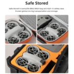 For DJI Neo Sunnylife Integrated Gimbal Protector Camera Lens Cover (Clear Grey) - Image 7