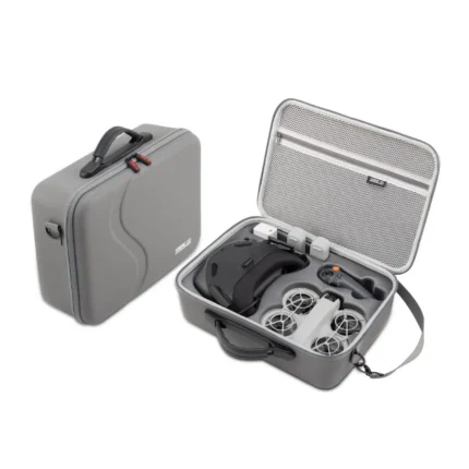 For DJI Neo STARTRC Upgraded Shoulder PU Storage Bag Handbag (Grey)