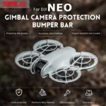 For DJI Neo STARTRC Gimbal Lens Anti-collision Aluminum Alloy Guard Bumper (Silver) - Image 2