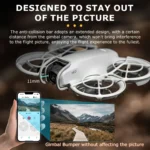 For DJI Neo STARTRC Gimbal Lens Anti-collision Aluminum Alloy Guard Bumper (Silver) - Image 4